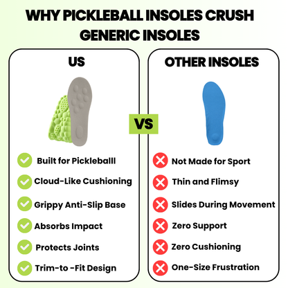 Jazpero ActiveFit™ Pickleball Insoles